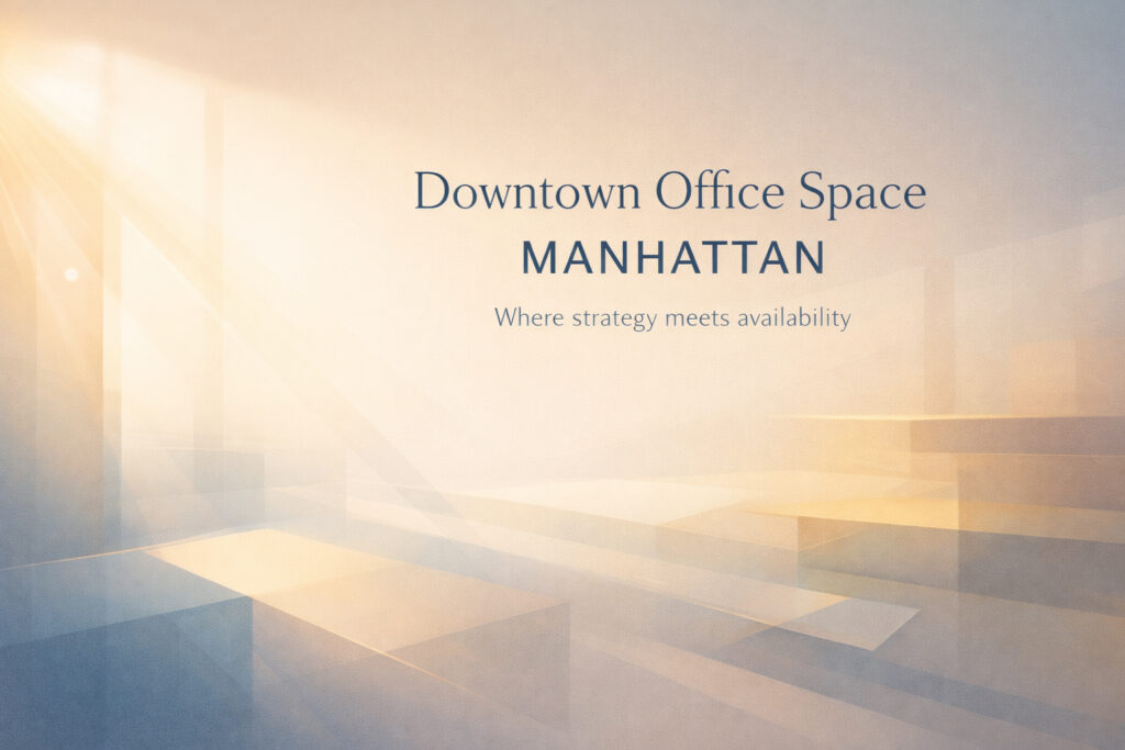 Office Space Downtown Manhattan