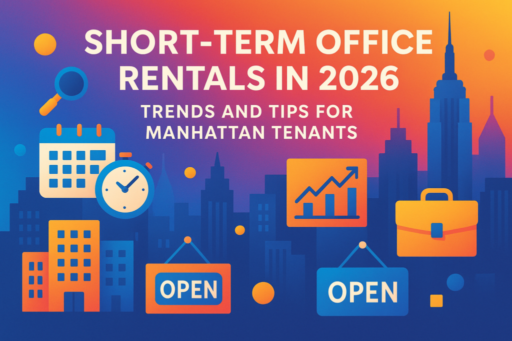 Short-Term Office Rentals in 2026: Trends and Tips for Manhattan Tenants