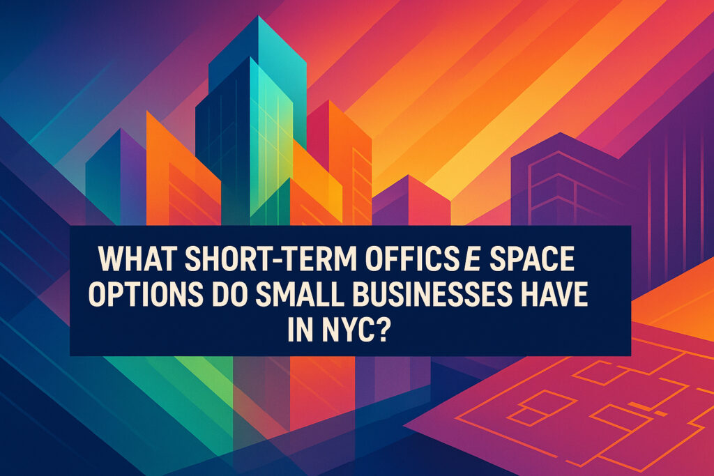 What Short-Term Office Space Options Do Small Businesses Have in NYC?