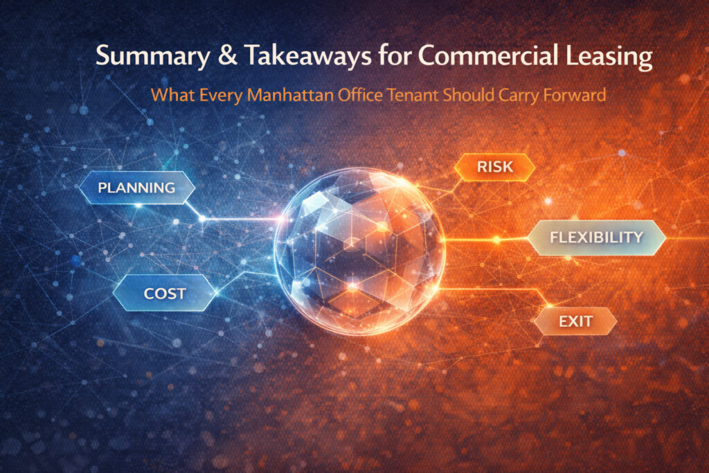 Summary & Takeaways for Commercial Leasing