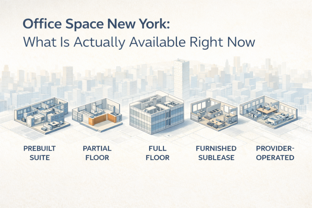 Office Space New York: What Is Actually Available Right Now