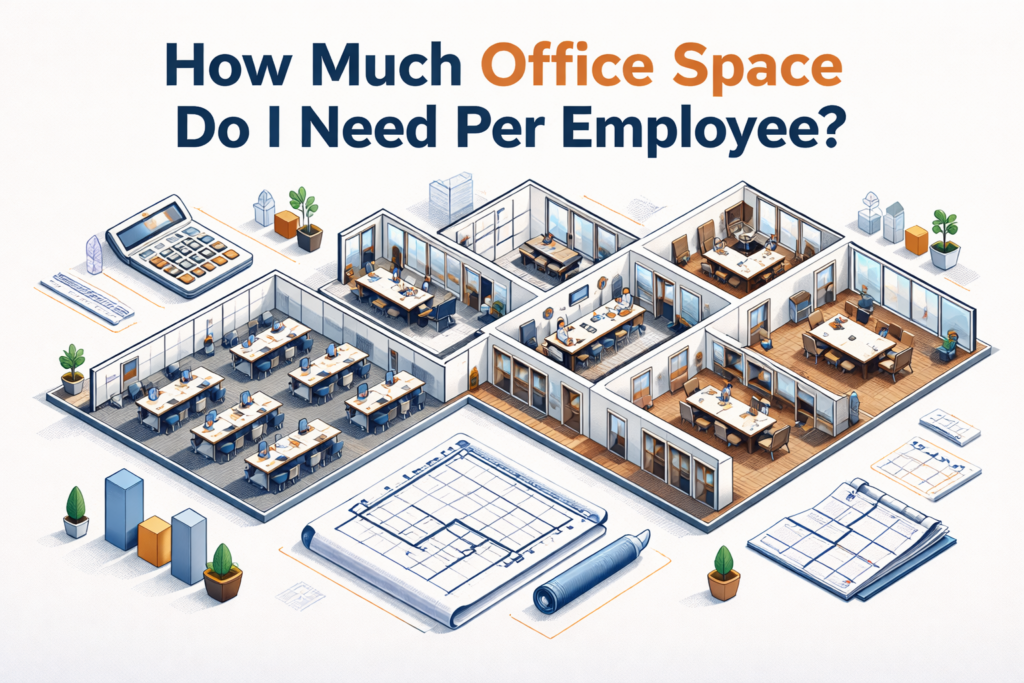 How Much Office Space Do I Need Per Employee?