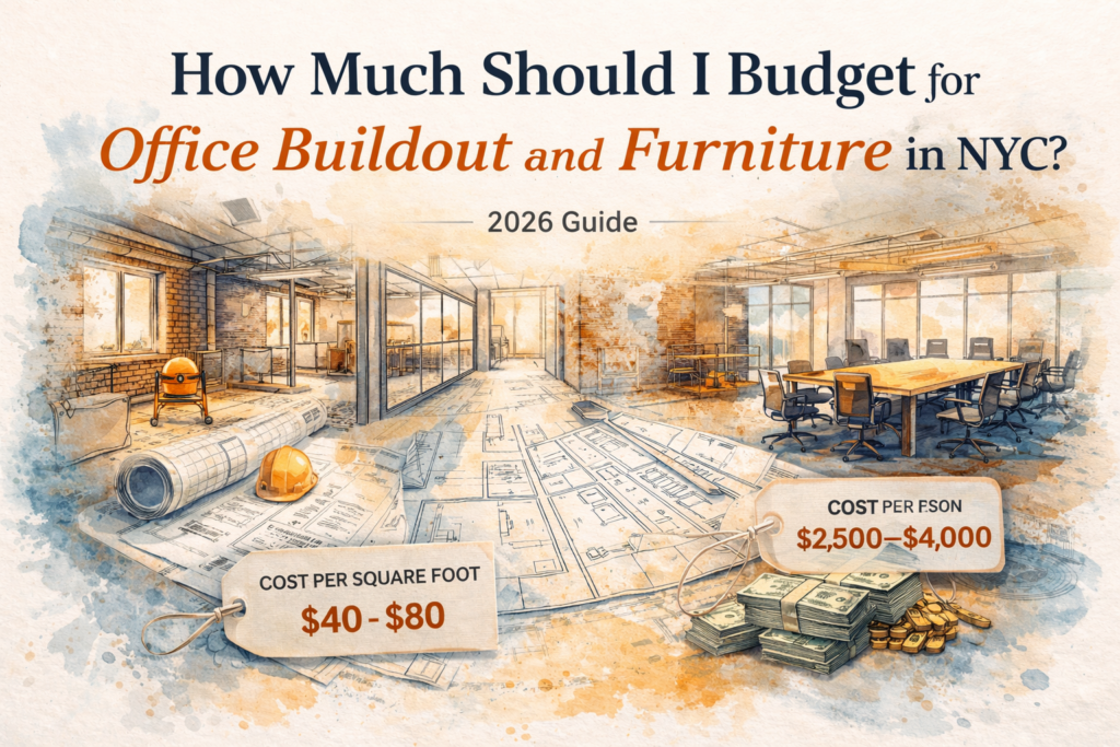 How Much Should I Budget for Office Buildout and Furniture in NYC? (2026 Guide)