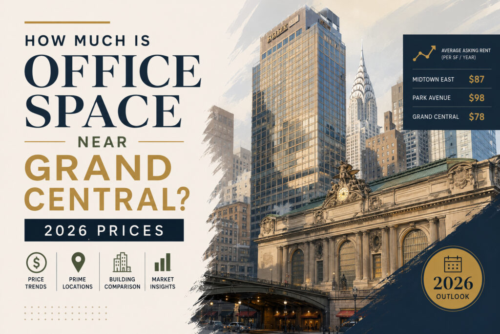How Much Is Office Space Near Grand Central? 2026 Prices