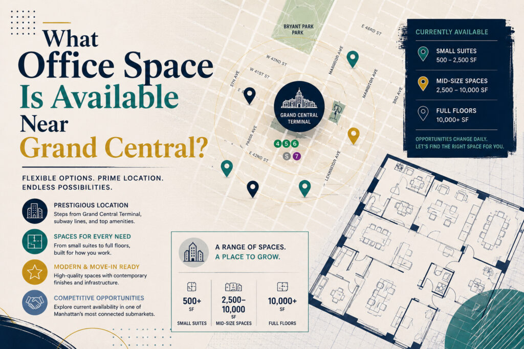 Grand Central Office Space Availability