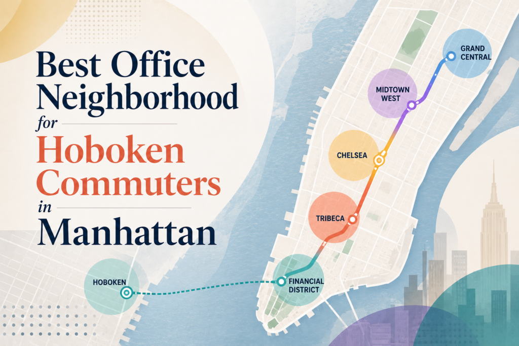 Best Office Neighborhood for Hoboken Commuters in Manhattan