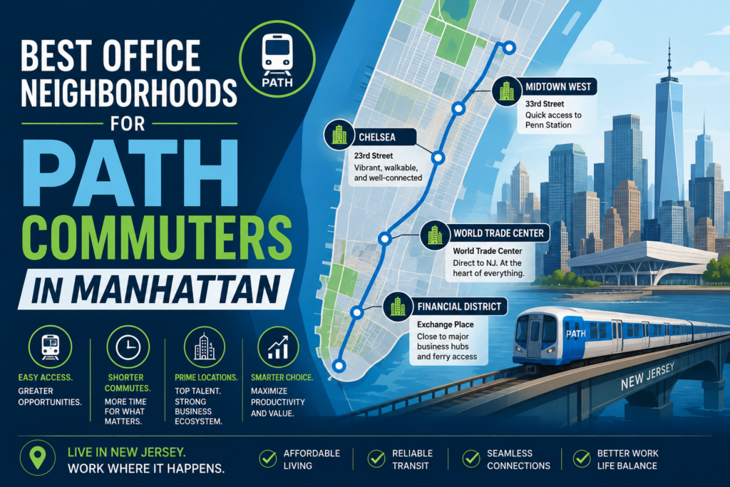 Best Office Neighborhood for PATH Commuters in Manhattan