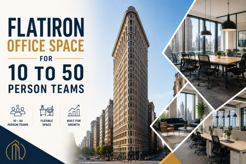 Flatiron Office Space for 10 to 50 Person Teams
