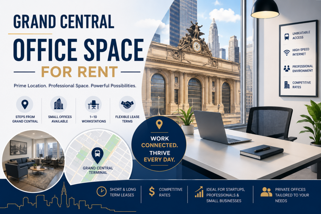 Grand Central Office Space for Rent