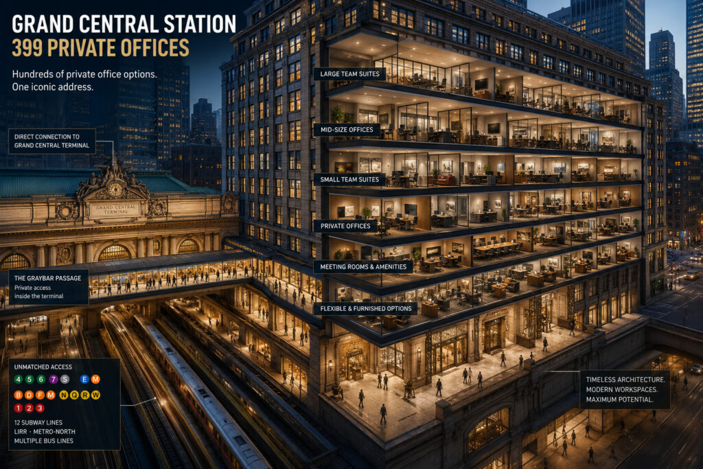 Grand Central Station - 399 Private Offices
