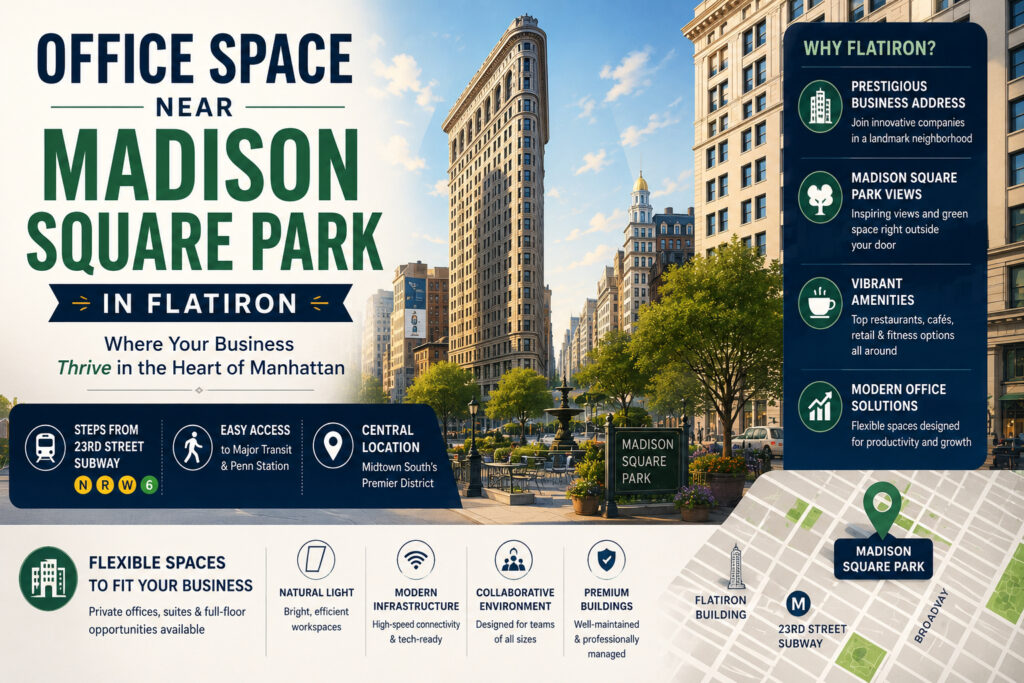 Office Space Near Madison Square Park in Flatiron