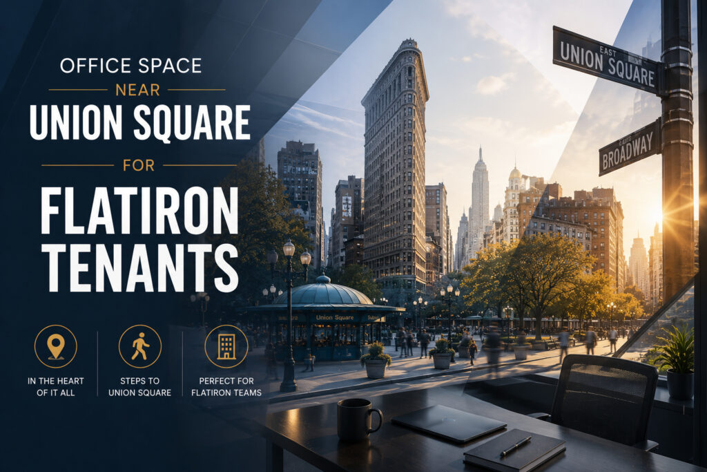 Office Space Near Union Square for Flatiron Tenants