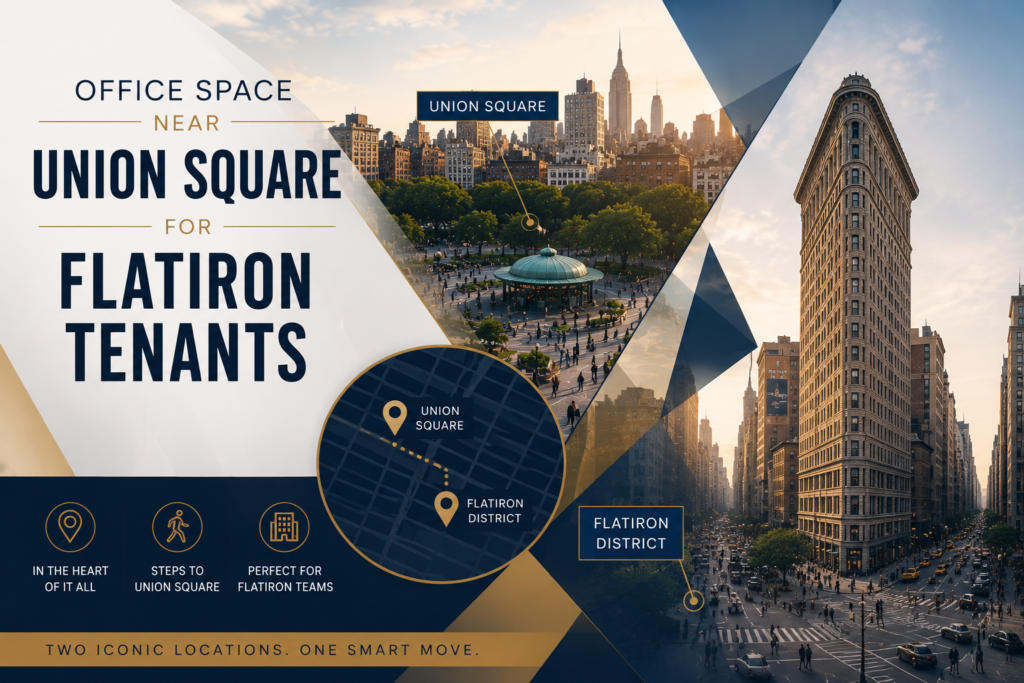 Office Space Near Union Square for Flatiron Tenants