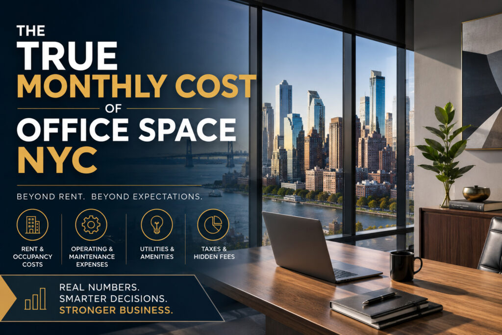 True Monthly Cost of Office Space NYC