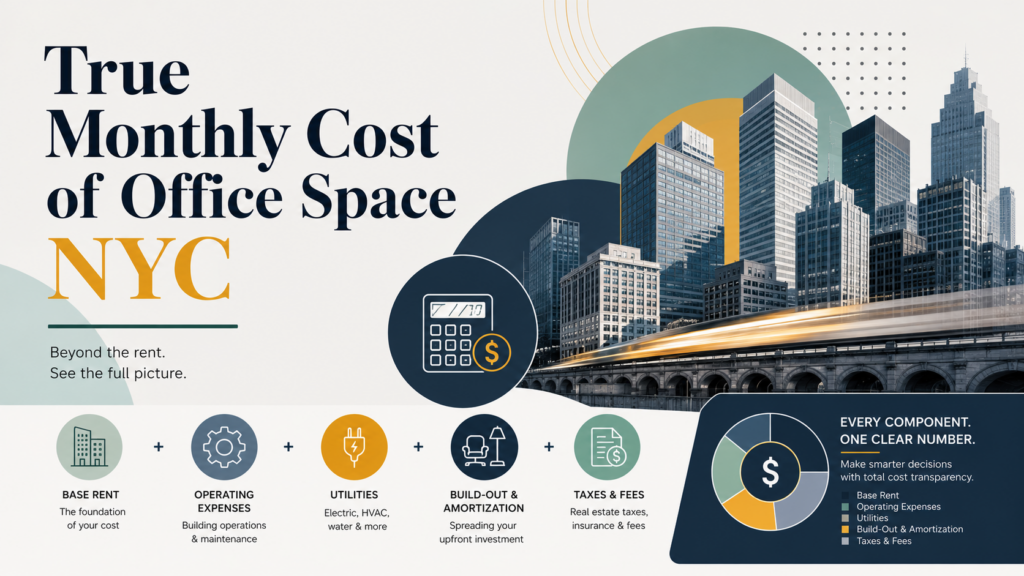 True Monthly Cost of Office Space NYC