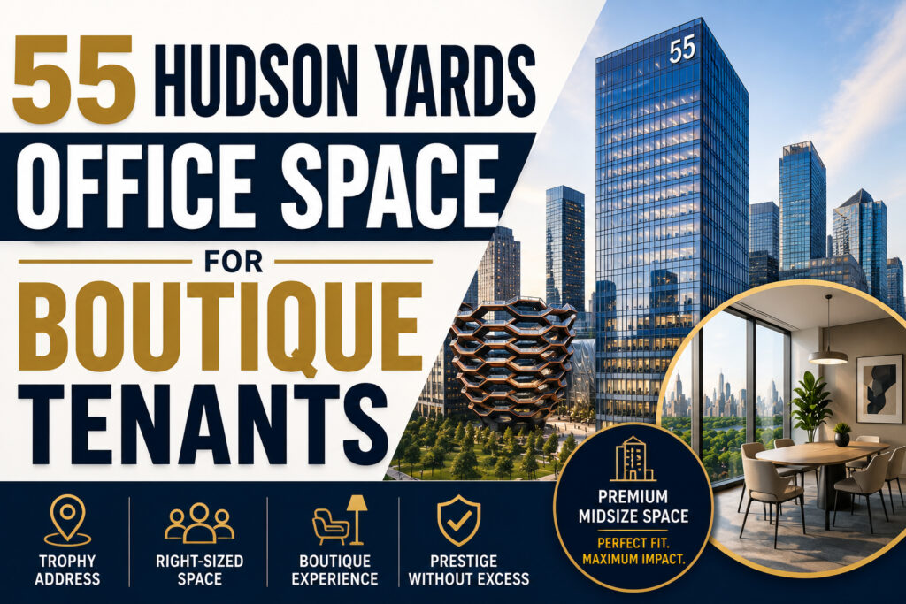 55 Hudson Yards Office Space for Boutique Tenants