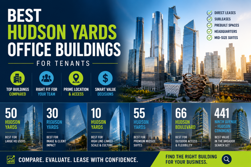 Best Hudson Yards Office Buildings for Tenants
