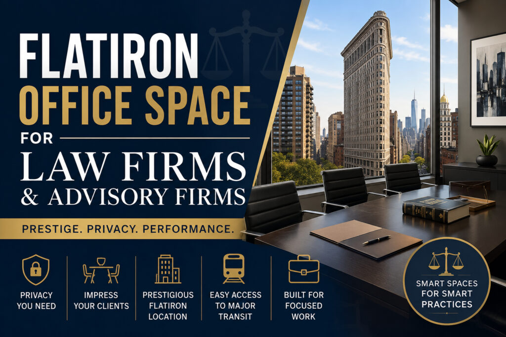 Flatiron Office Space for Law Firms and Advisory Firms