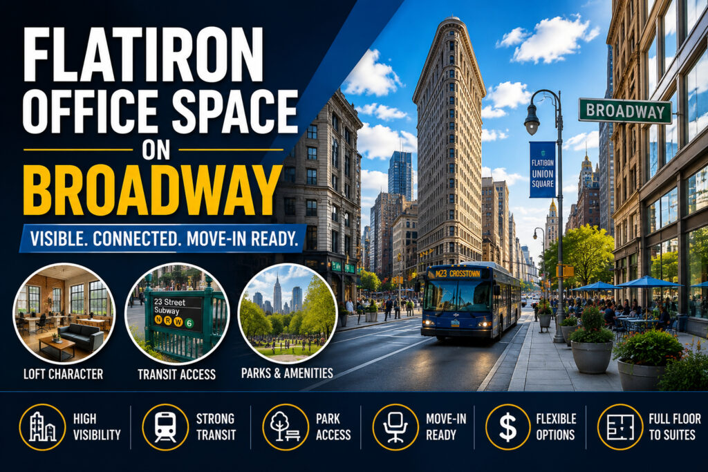 Flatiron Office Space on Broadway
