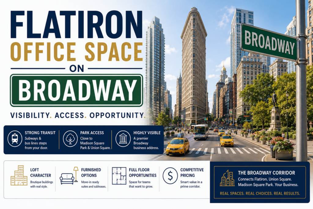 Flatiron Office Space on Broadway