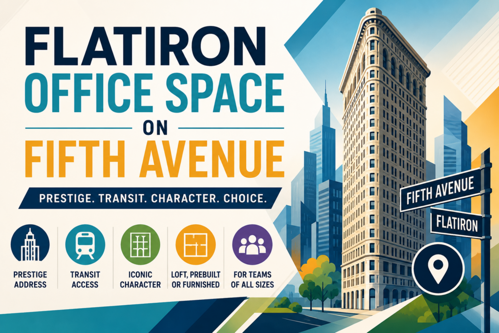 Flatiron Office Space on Fifth Avenue