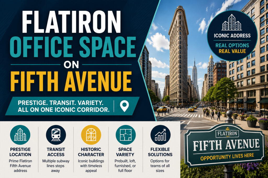 Flatiron Office Space on Fifth Avenue