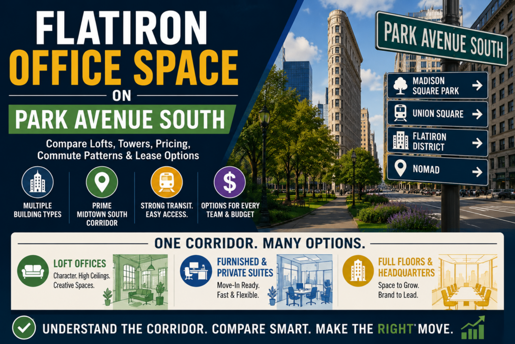 Flatiron Office Space on Park Avenue South