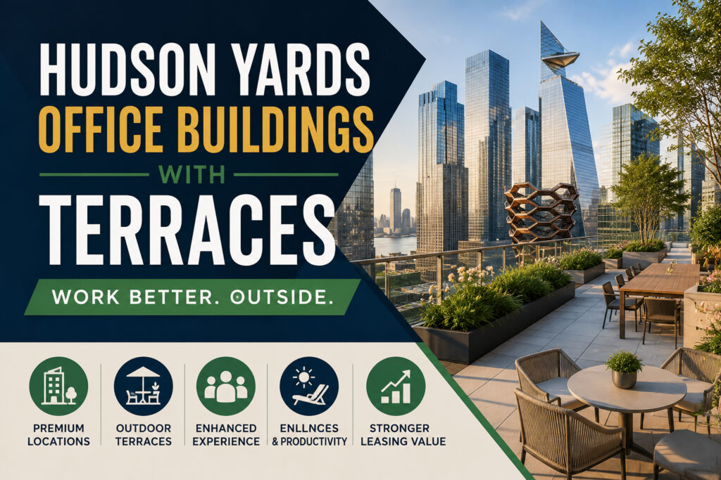 Hudson Yards Office Buildings with Terraces