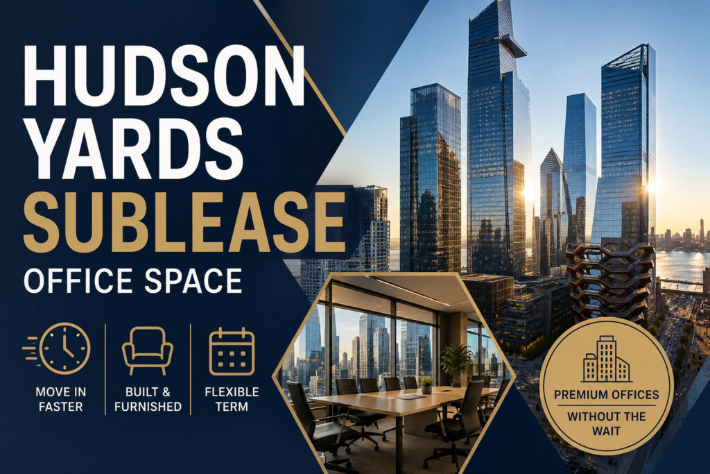 Hudson Yards Sublease Office Space
