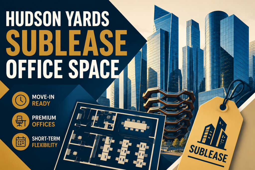 Hudson Yards Sublease Office Space