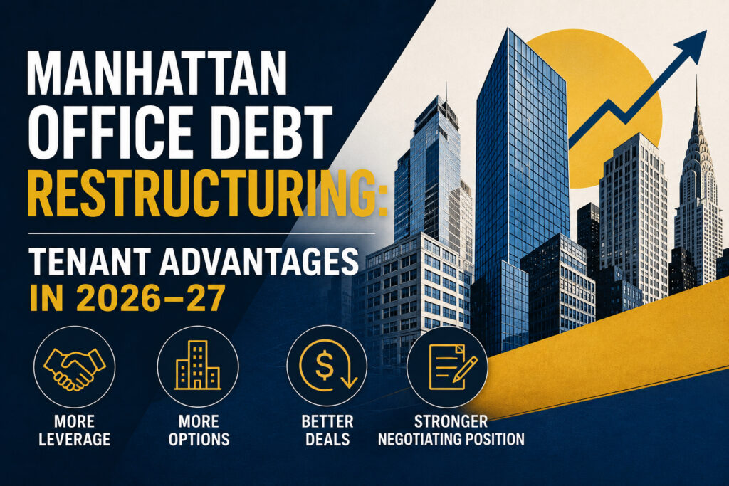 Manhattan Office Debt Restructuring: Tenant Advantages in 2026–27