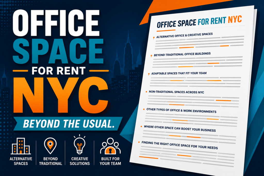 office space for rent nyc