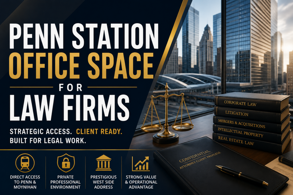 Penn Station Office Space for Law Firms
