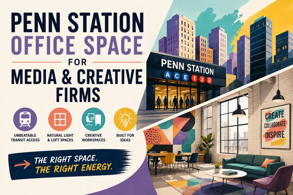 Penn Station Office Space for Media and Creative Firms