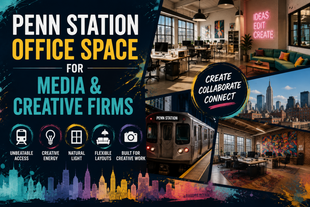 Penn Station Office Space for Media and Creative Firms