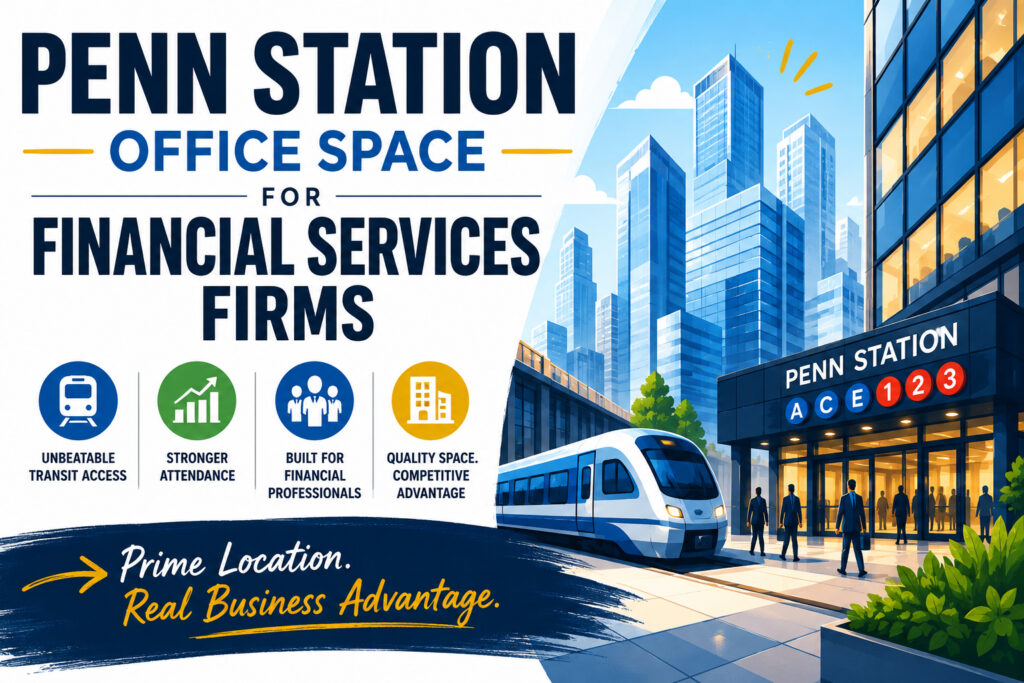 Penn Station Office Space for Financial Services Firms