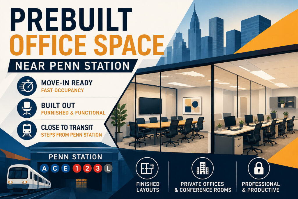 Prebuilt Office Space Near Penn Station