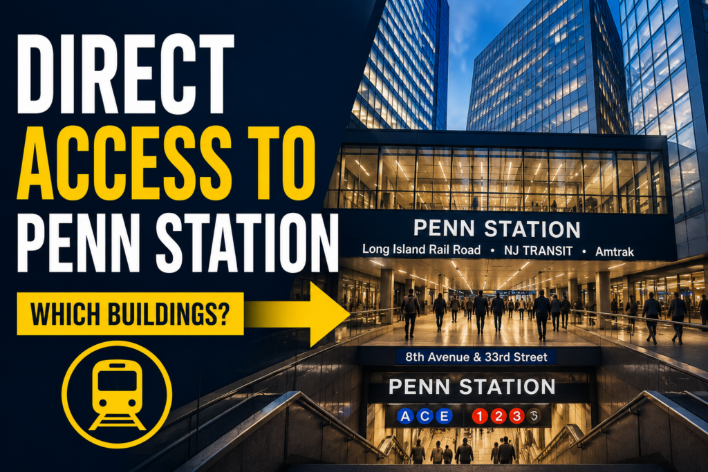 What Office Buildings Have Direct Access to Penn Station