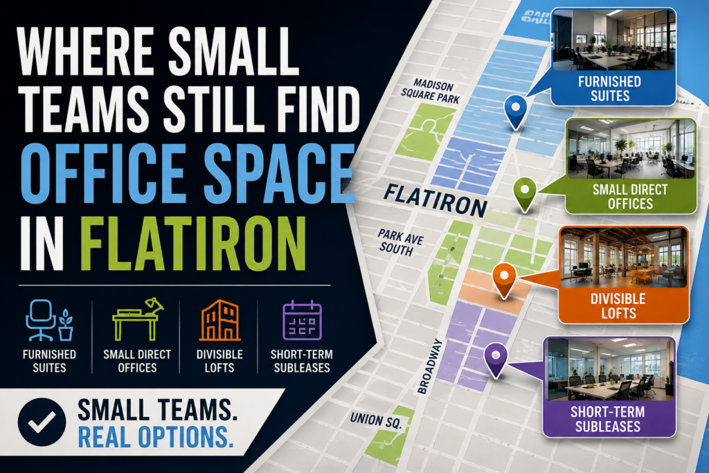 Where Can Small Teams Still Find Office Space in Flatiron