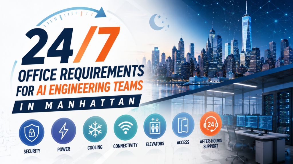 24/7 Office Requirements for AI Engineering Teams in Manhattan