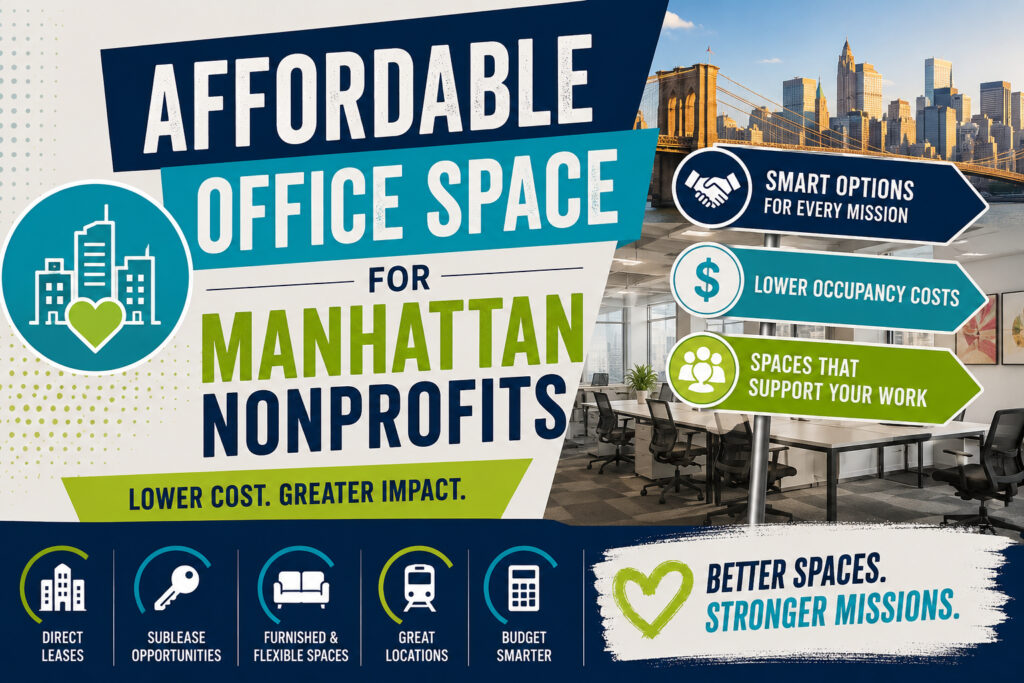 Affordable Office Space Options for Manhattan Nonprofits