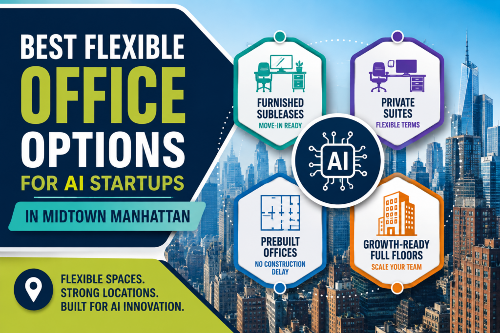 Best Flexible Office Options for AI Startups in Midtown Manhattan