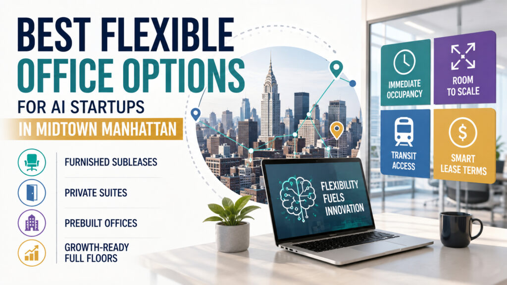 Best Flexible Office Options for AI Startups in Midtown Manhattan