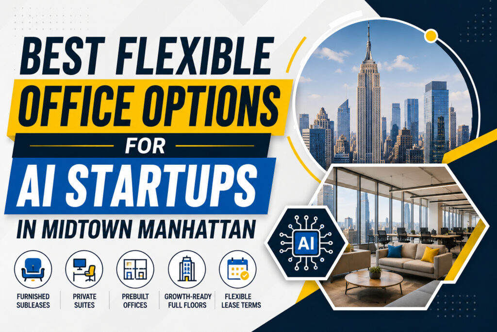 Best Flexible Office Options for AI Startups in Midtown Manhattan