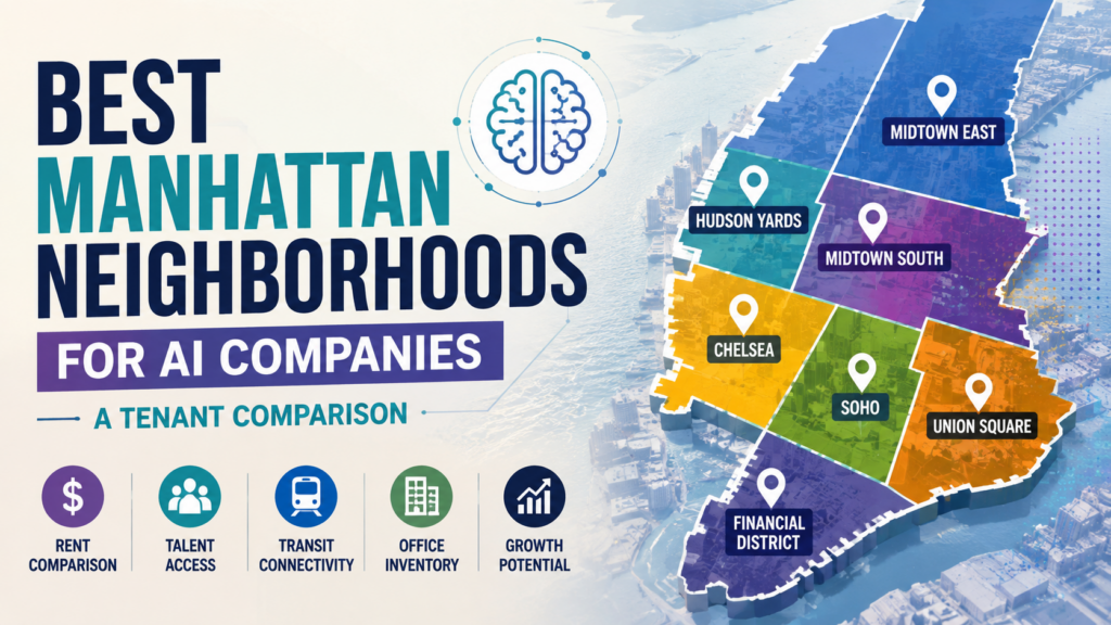 Best Manhattan Neighborhoods for AI Companies: A Tenant Comparison