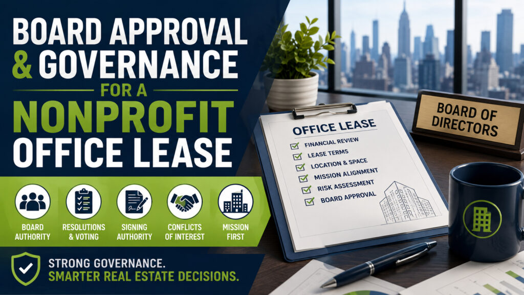 Board Approval and Governance for a Nonprofit Office Lease