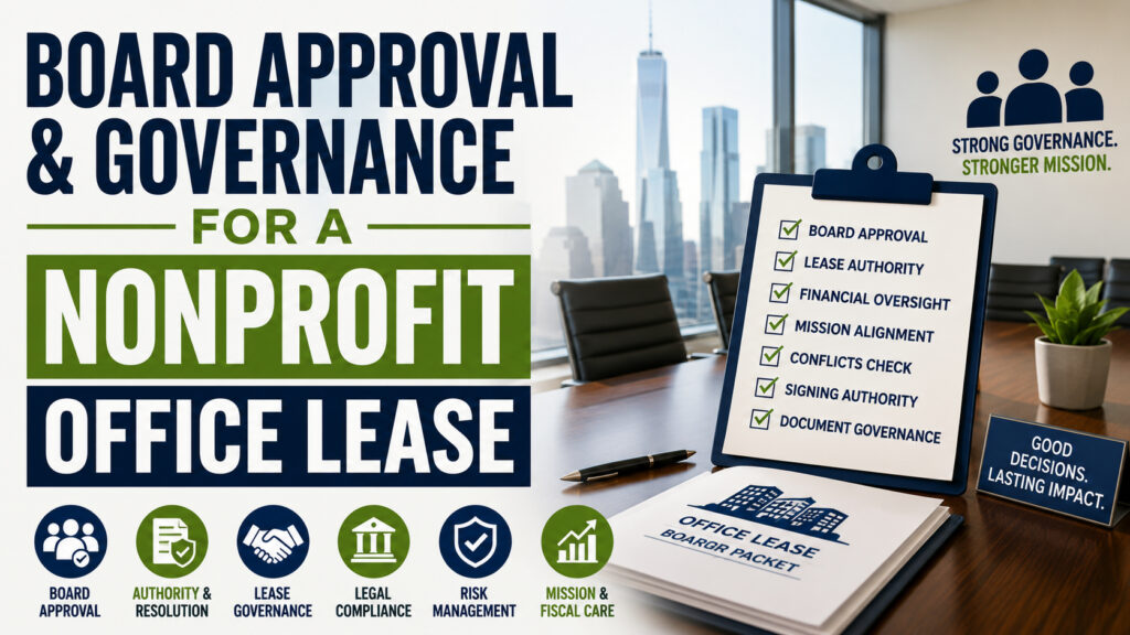 Board Approval and Governance for a Nonprofit Office Lease