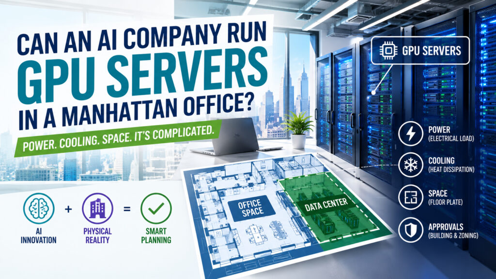 Can an AI Company Run GPU Servers in a Manhattan Office?