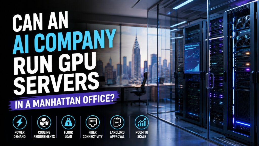 Can an AI Company Run GPU Servers in a Manhattan Office?