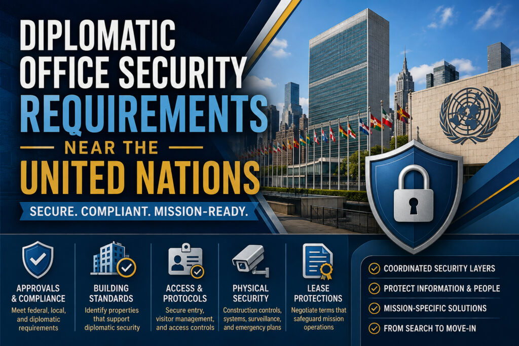 Diplomatic Office Security Requirements Near the United Nations